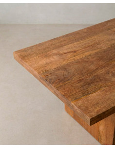 Mesa de centro de madera maciza ELMO barata | Envío rápido y financiación