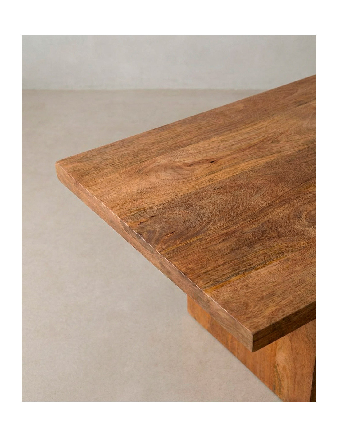 Mesa de centro de madera maciza ELMO barata | Envío rápido y financiación