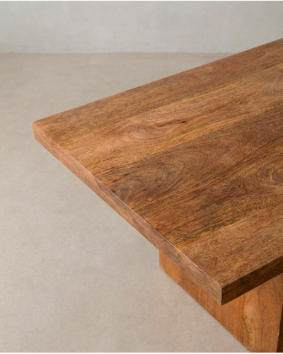 Mesa de centro de madera maciza ELMO barata | Envío rápido y financiación