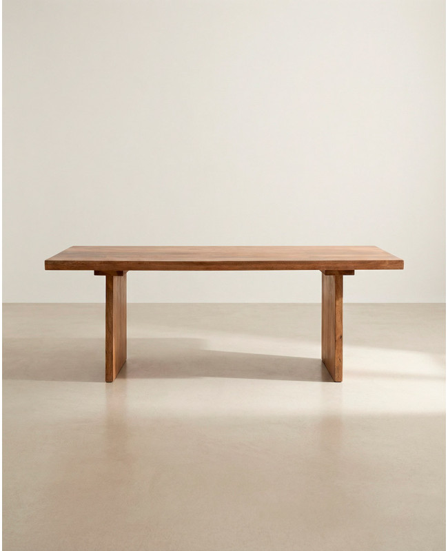 Mesa de centro de madera maciza ELMO barata | Envío rápido y financiación