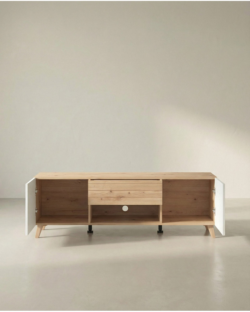 Mesa de tv para salón ELAN puertas abiertas