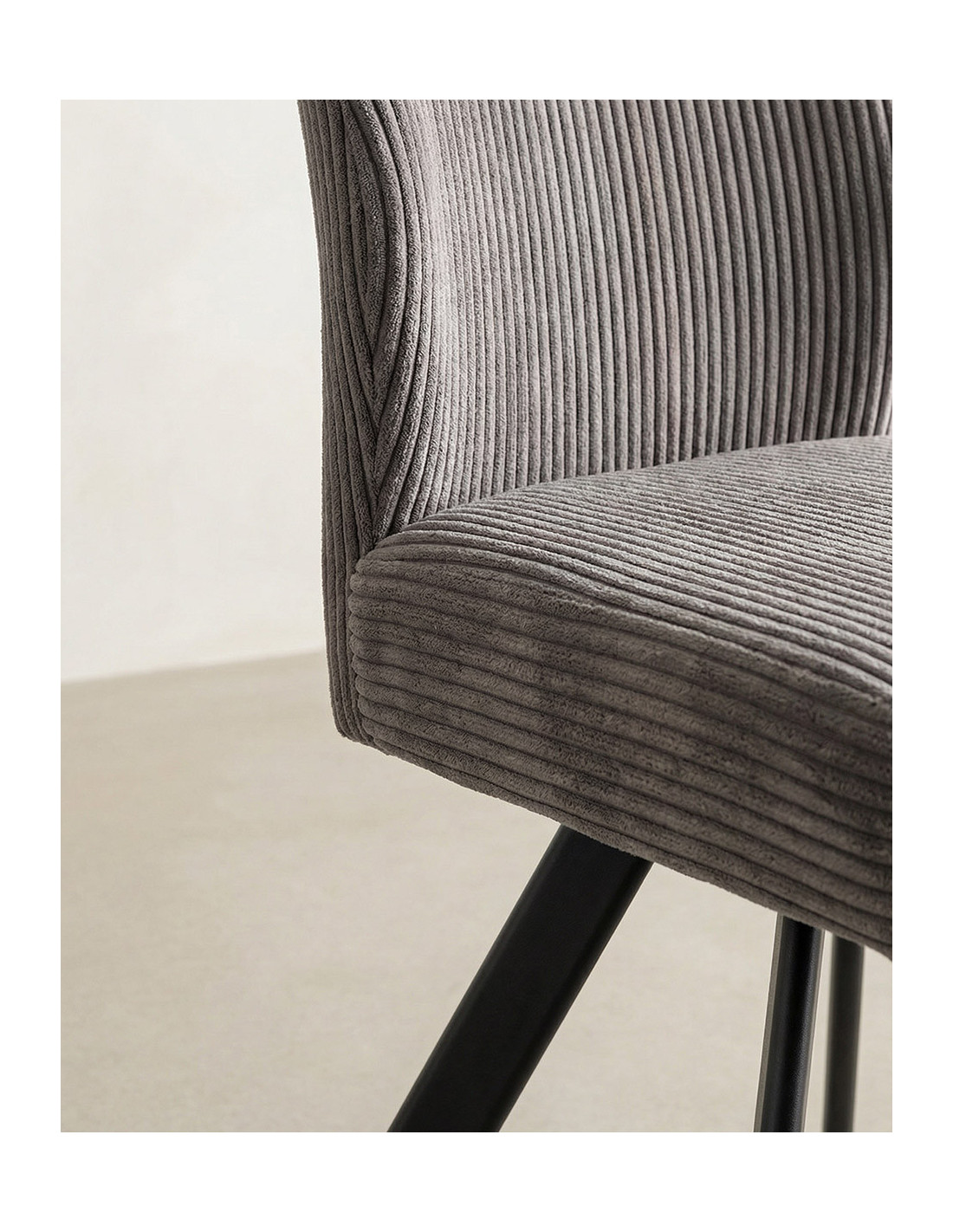 Pack 4 sillas tapizadas asiento con muelles DALA | Envío rápido y financiación