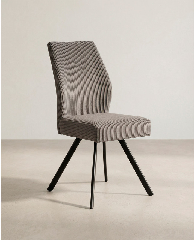 Pack 4 sillas tapizadas asiento con muelles DALA | Envío rápido y financiación