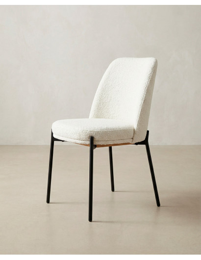 Pack 4 sillas de comedor TENA barato con patas metálicas | Envío rápido y financiación