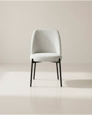 Pack 4 sillas de comedor TENA barato con patas metálicas | Envío rápido y financiación