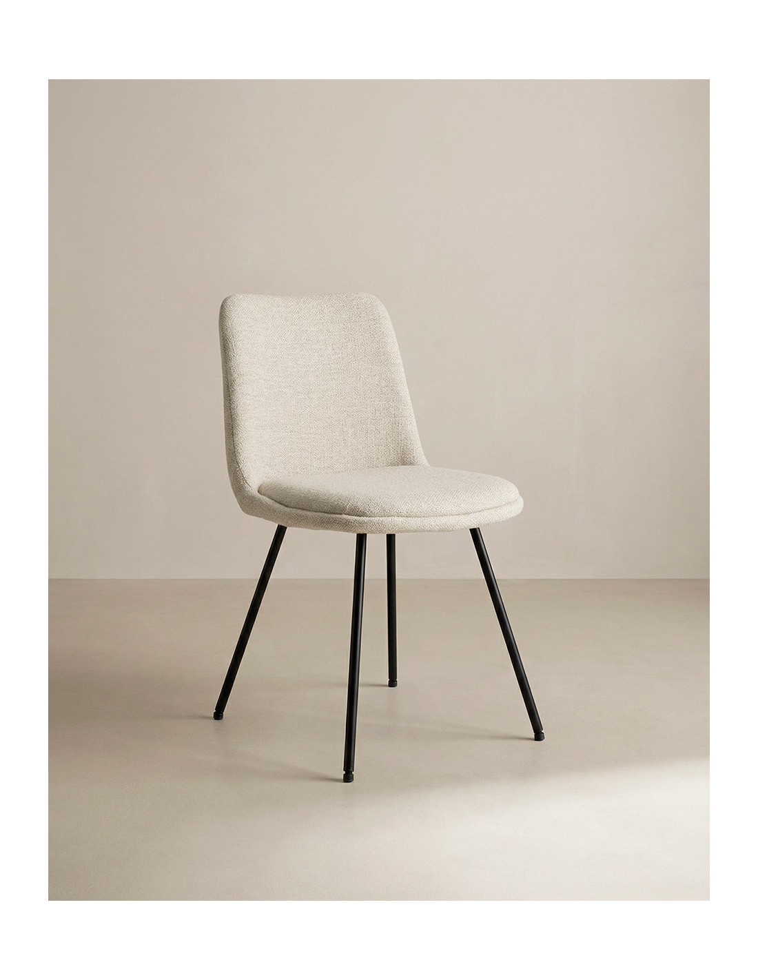 Silla de comedor moderna y barata ORSA con patas metálicas| Envío rápido y financiación