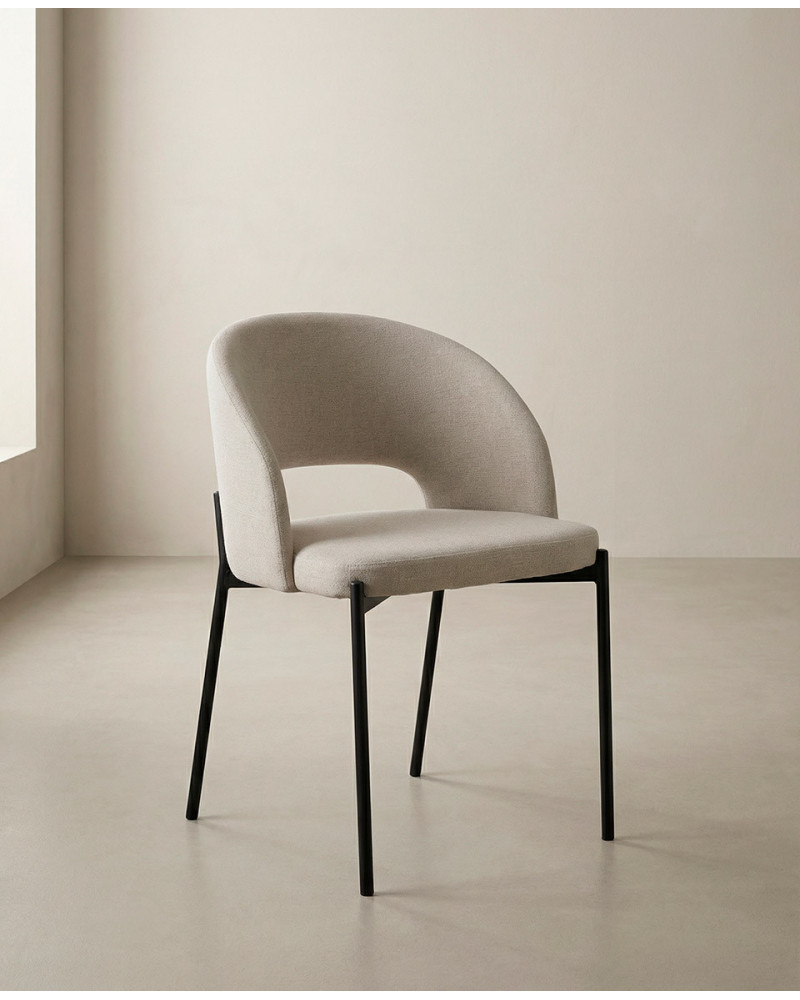Pack 2 sillas comedor VENA lateral arena