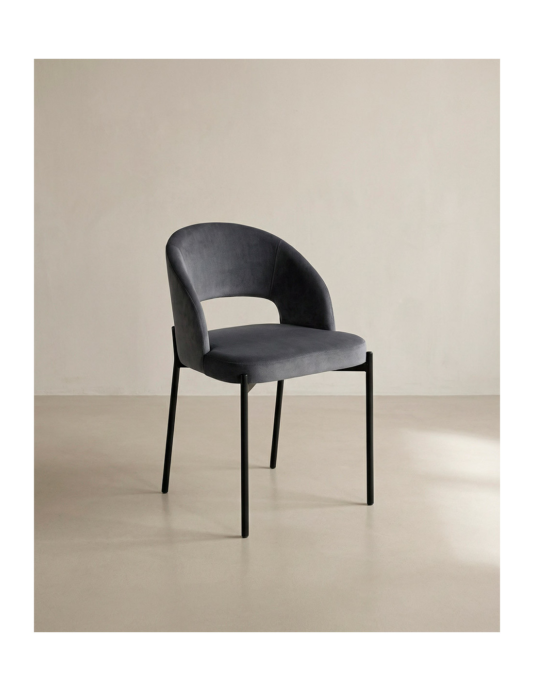 Pack 2 sillas comedor VENA lateral antracita