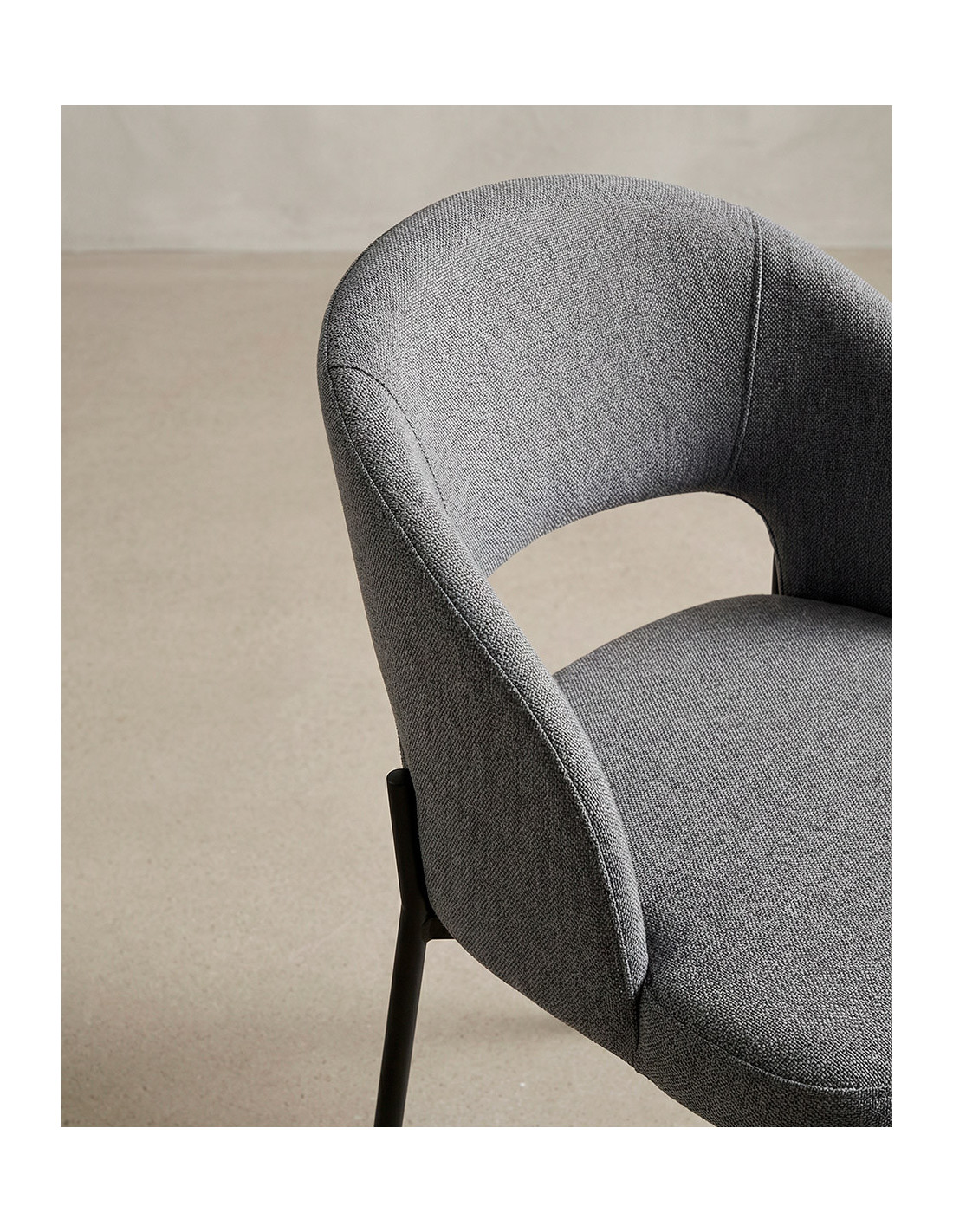 Pack 2 sillas comedor VENA detalle antracita