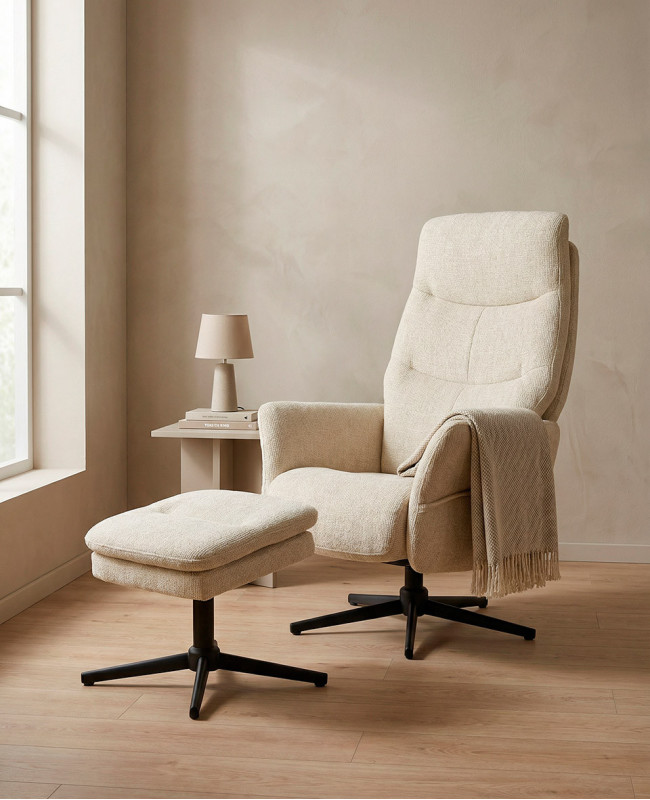 Sillón Relax con reposapiés TALO barato | Envío rápido y financiación