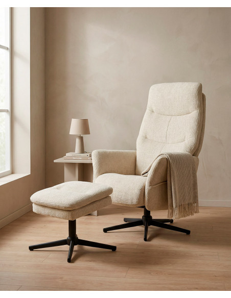 Sillón Relax con reposapiés TALO barato | Envío rápido y financiación