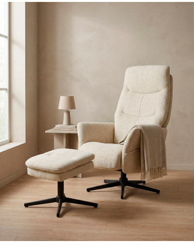 Sillón Relax con reposapiés TALO barato | Envío rápido y financiación