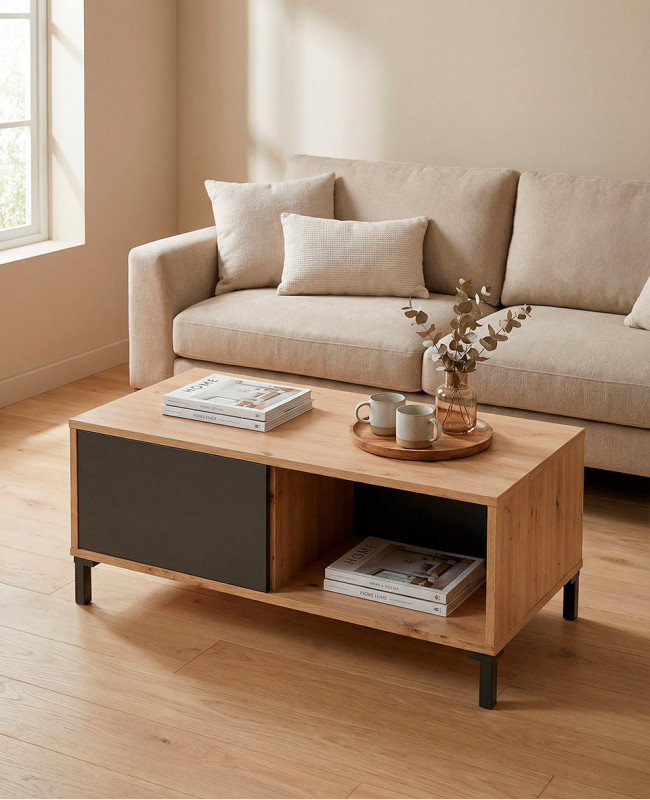 Mesa de centro fija ZIRA barata | Envío rápido y garantía