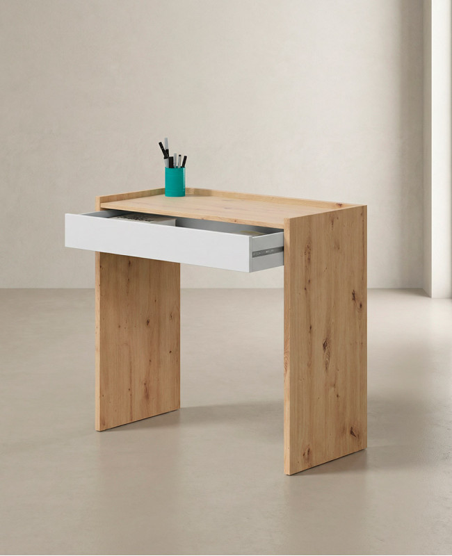 Mesa estudio con cajón TIKA barata | Envío rápido y garantía