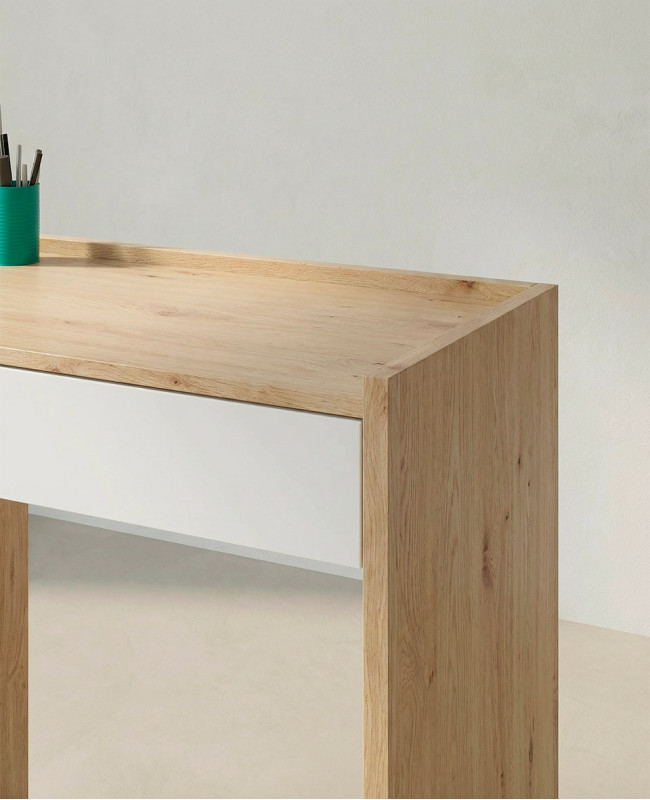 Mesa estudio con cajón TIKA barata | Envío rápido y garantía