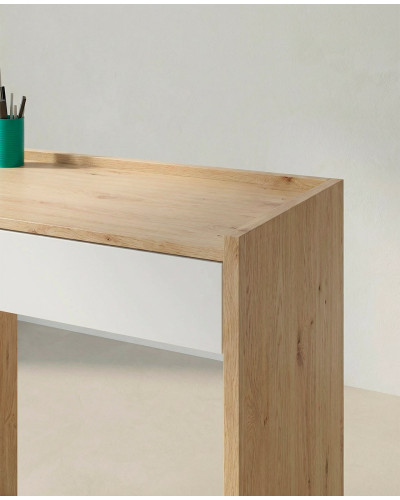 Mesa estudio con cajon TIKA detalle