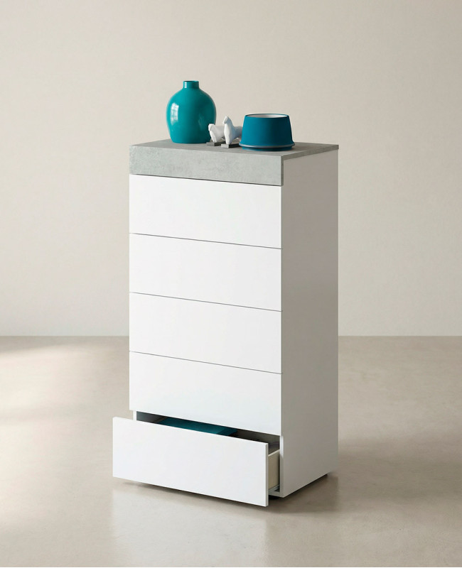 Cómoda 5 cajones DAXO barata | Envío rápido y financiación