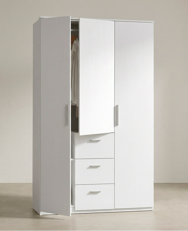 Armario 2 puertas y 3 cajones TORI barato | Envío rápido y financiación