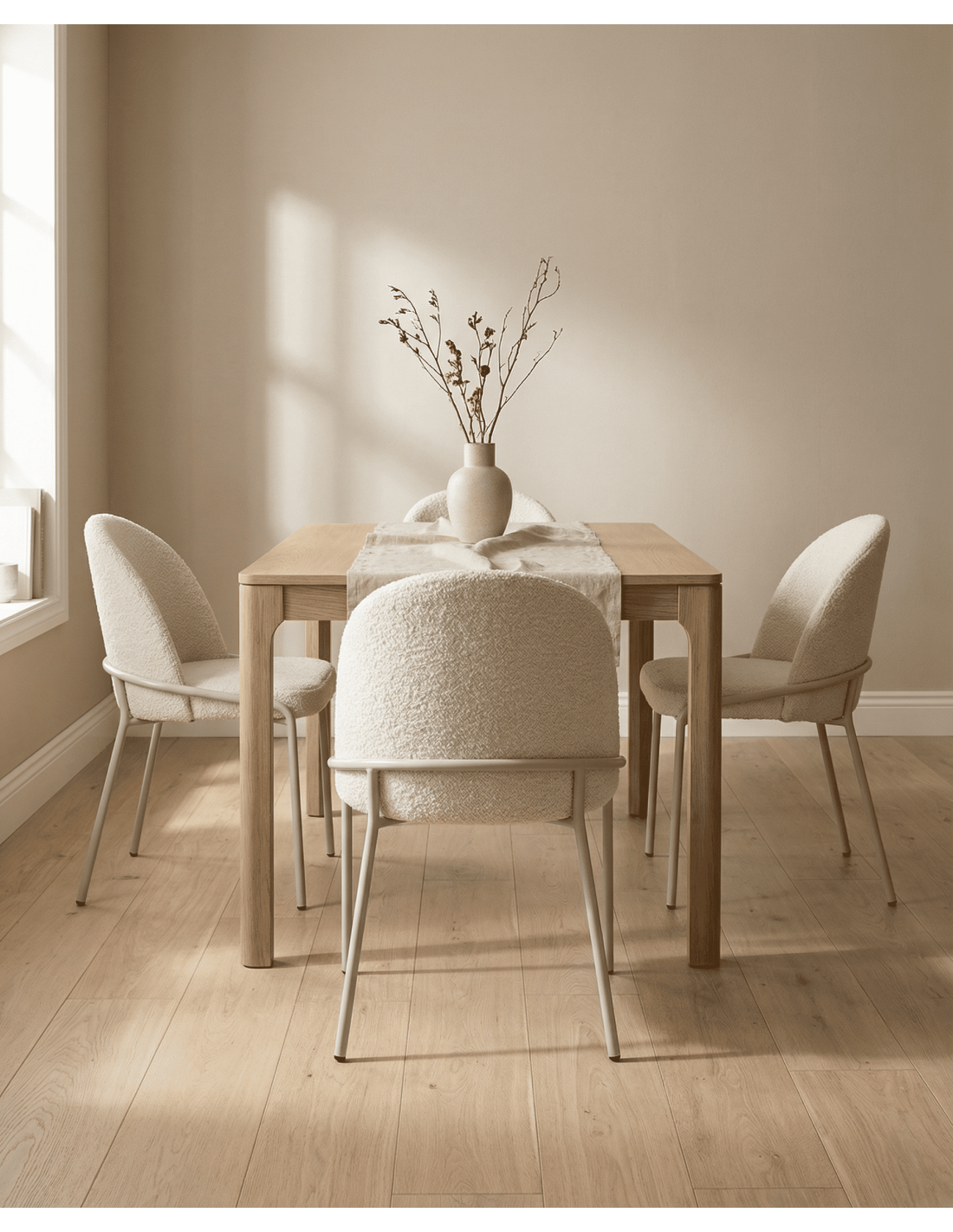 Pack 4 sillas comedor BELA respaldo