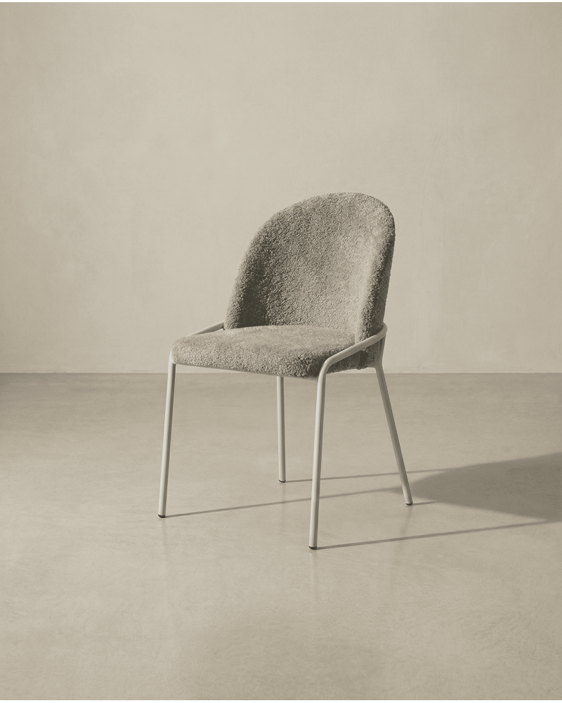 Pack 4 sillas comedor BELA lateral gris