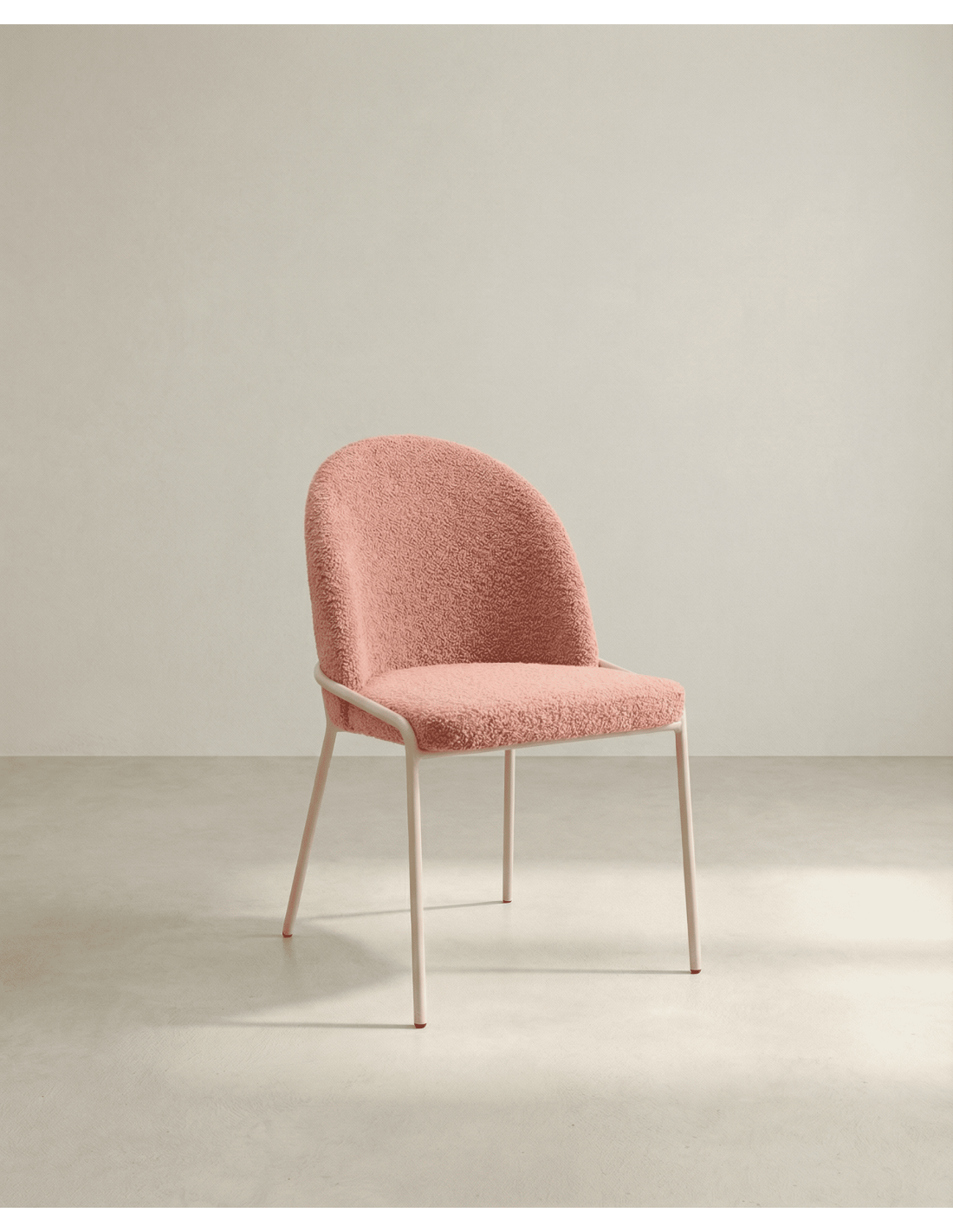 Pack 4 sillas comedor BELA lateral rosa