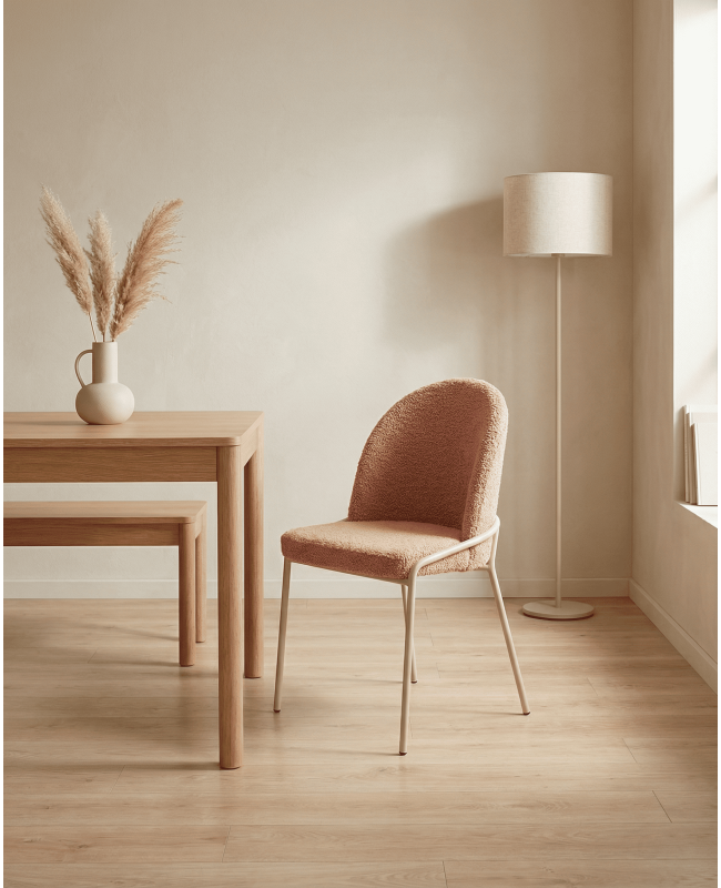 Pack 4 sillas comedor BELA ambiente rosa