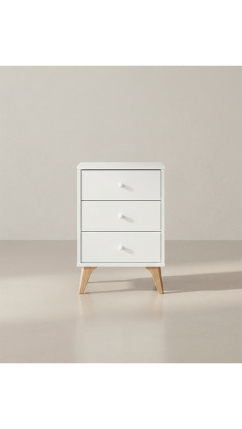 Mesita de noche 3 cajones BIRA barata | Envío rápido y financiación