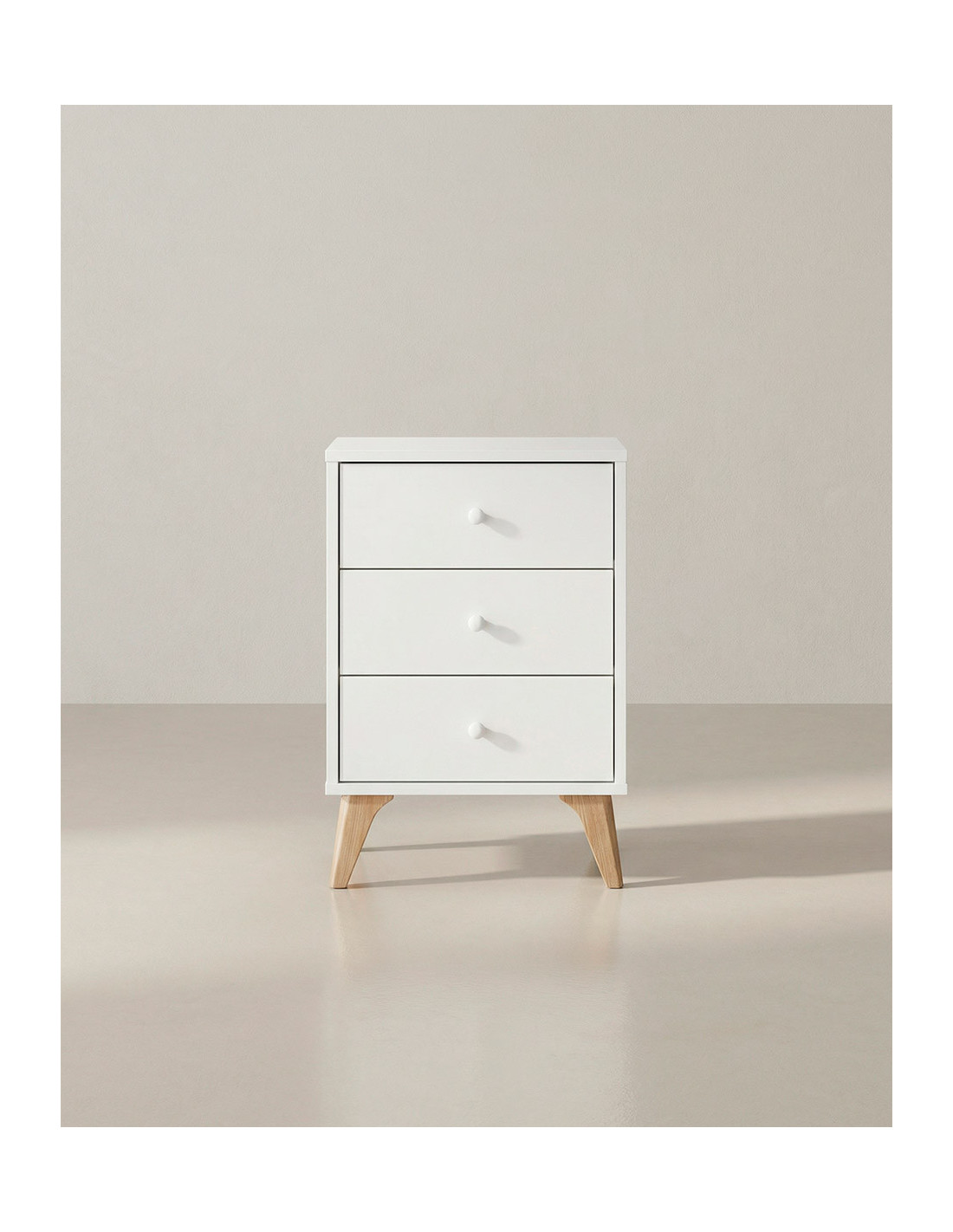 Mesita de noche 3 cajones BIRA barata | Envío rápido y financiación