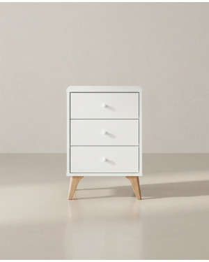 Mesita de noche 3 cajones BIRA barata | Envío rápido y financiación