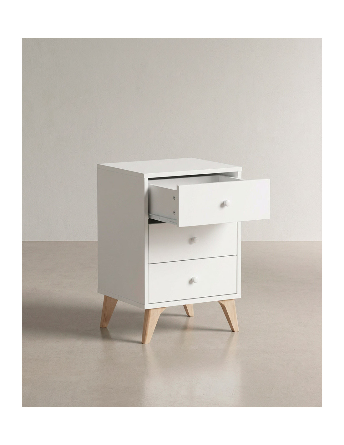 Mesita de noche 3 cajones BIRA barata | Envío rápido y financiación