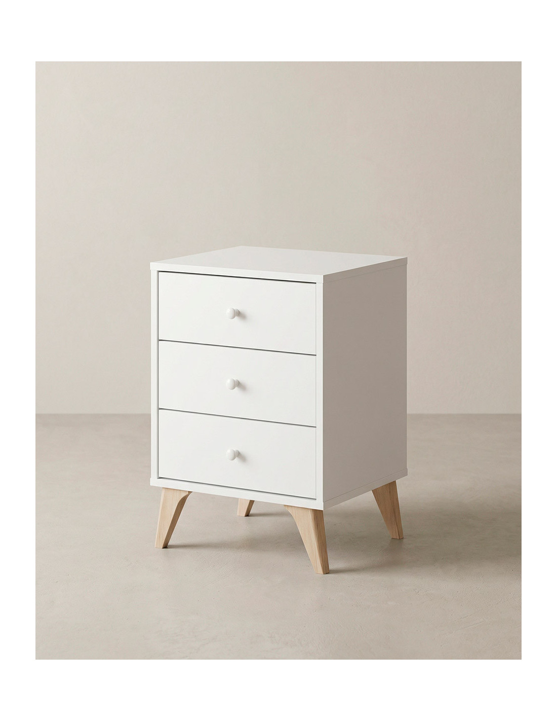 Mesita de noche 3 cajones BIRA barata | Envío rápido y financiación