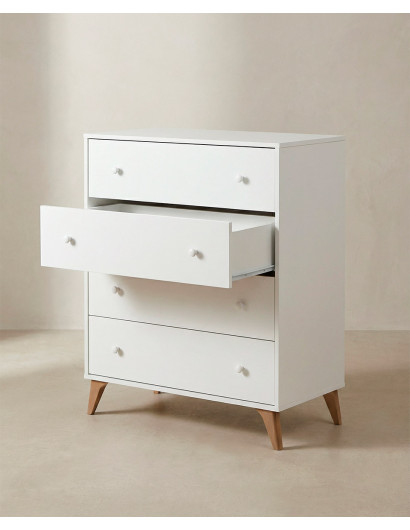 Cómoda cuatro cajones BIRA barata | Envío rápido y financiación