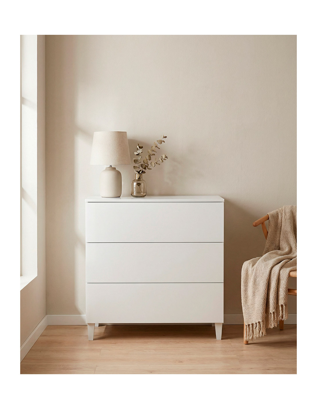 Cómoda tres cajones SILO barata | Envío rápido y garantía