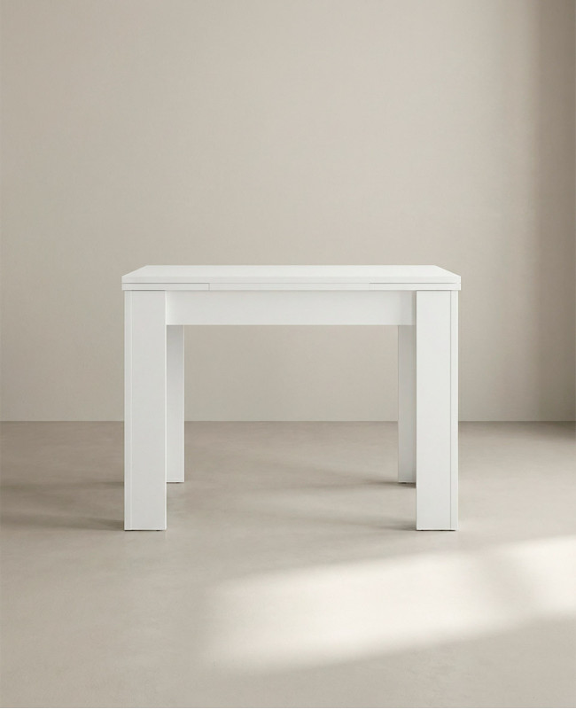 Mesa consola extensible NARA faldón