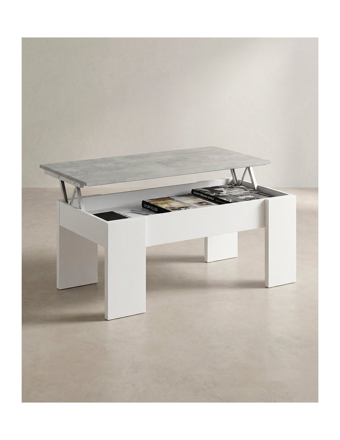 Mesa de centro KENA tapa roble