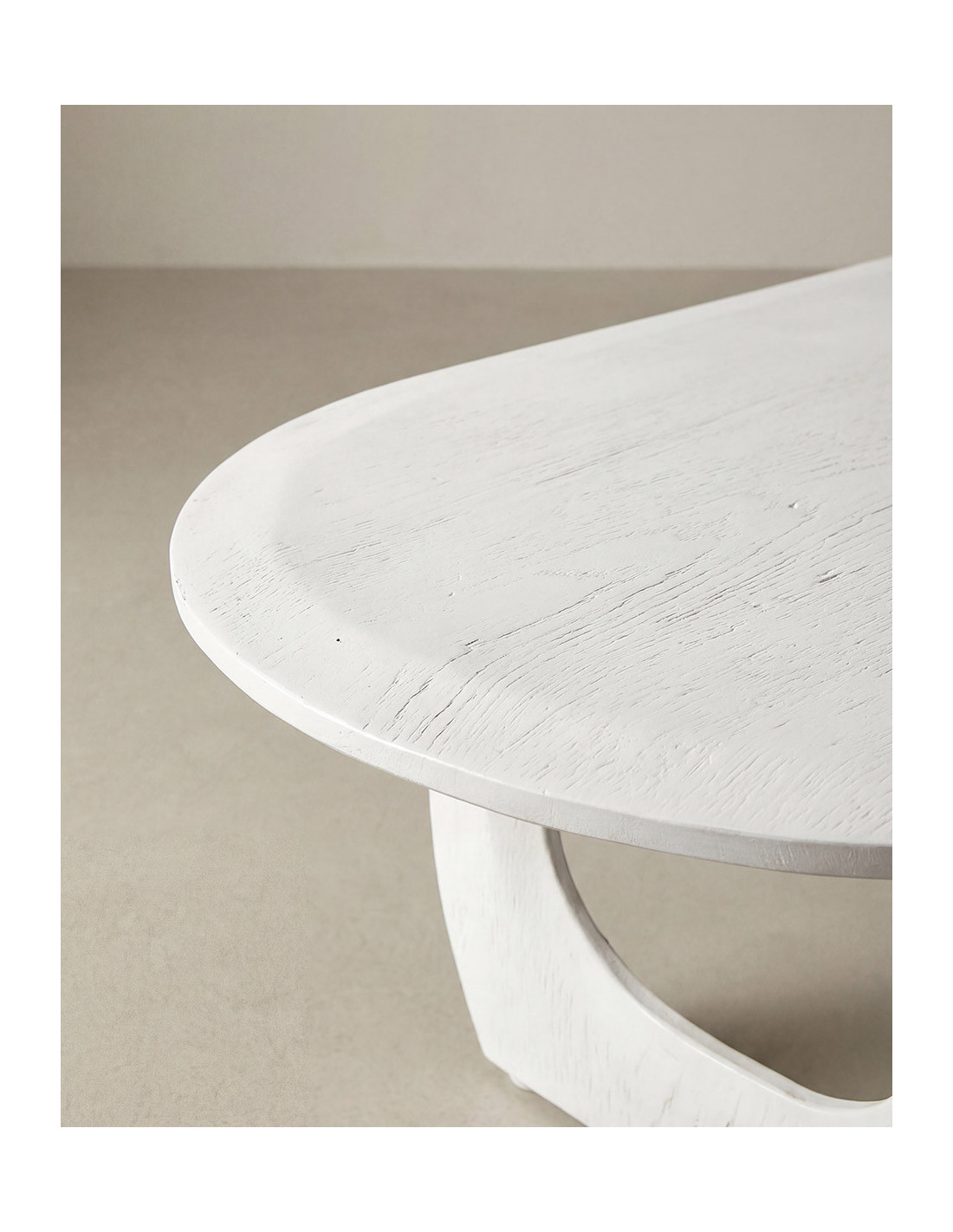 Mesa de centro KORA barata | Envío rápido y financiación | Diseño escultórico en madera de mango