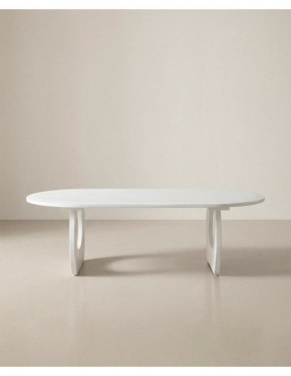 Mesa de centro KORA barata | Envío rápido y financiación | Diseño escultórico en madera de mango