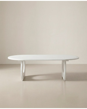 Mesa de centro KORA barata | Envío rápido y financiación | Diseño escultórico en madera de mango