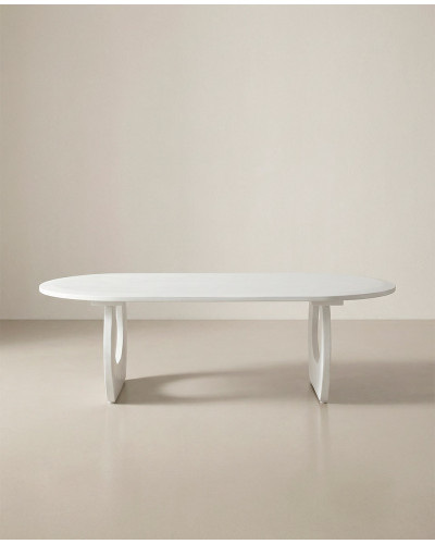 Mesa de centro KORA barata | Envío rápido y financiación | Diseño escultórico en madera de mango