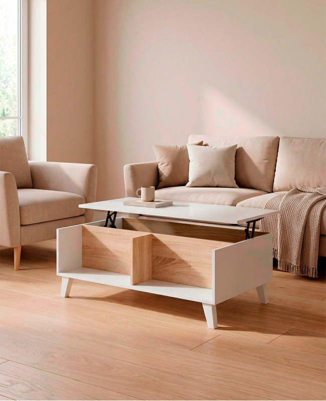 Mesa de centro elevable VIKA barata | Envío rápido y garantía