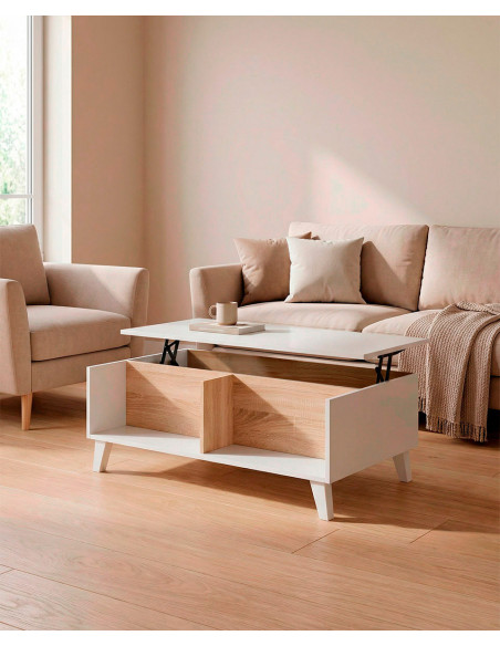 Mesa de centro elevable VIKA barata | Envío rápido y garantía