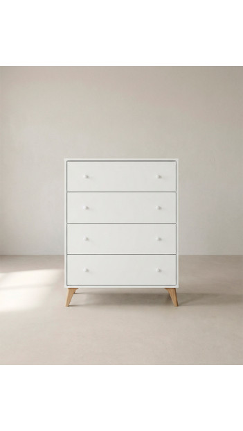 Cómoda cuatro cajones BIRA barata | Envío rápido y financiación