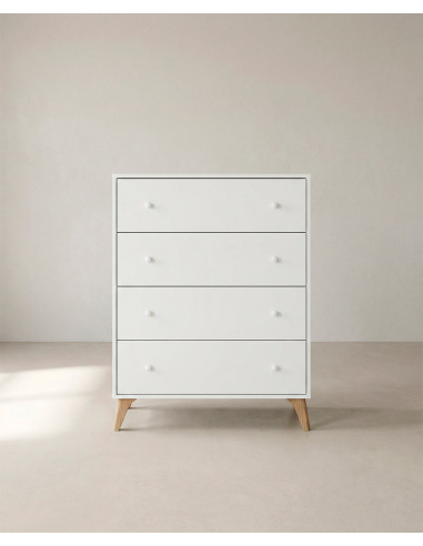 Cómoda cuatro cajones BIRA barata | Envío rápido y financiación