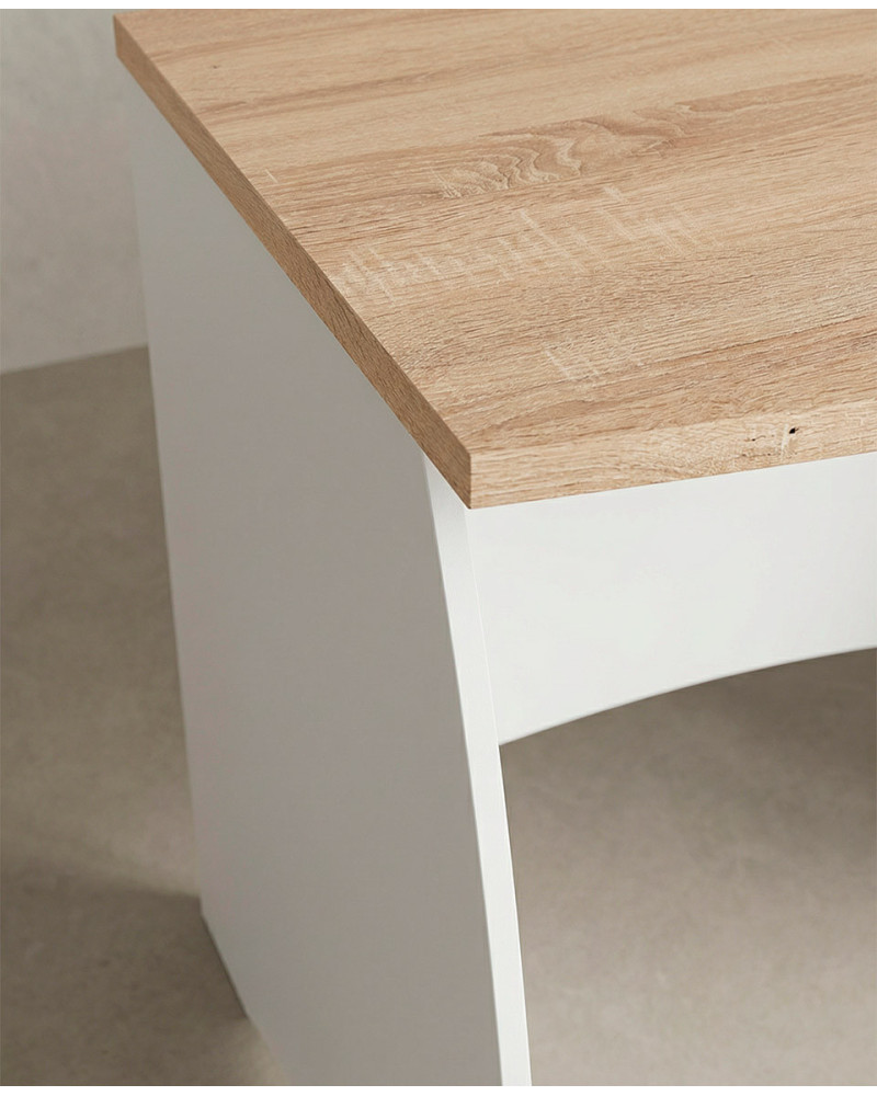 Mesa estudio con cajones SENA detalle