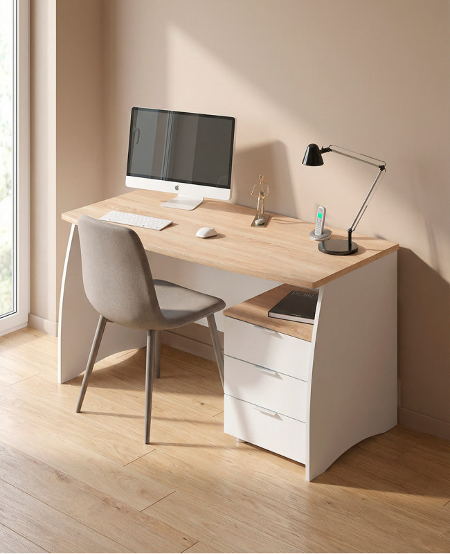 Mesa estudio cajones SENA barata | Envío rápido y garantía