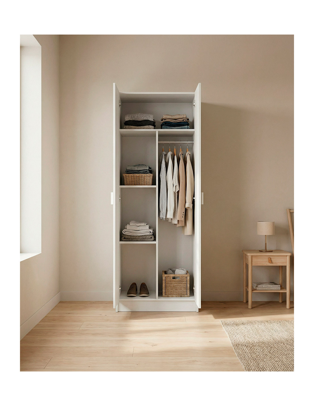 Mueble multiusos dos puertas KADO barato | Envío rápido y financiación