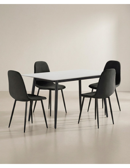 Pack mesa y sillas comedor ZALEN