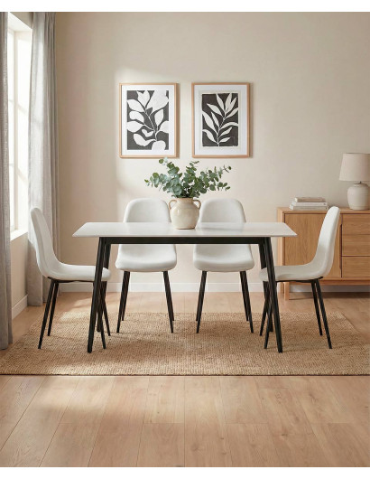 Pack mesa y sillas comedor ZALEN