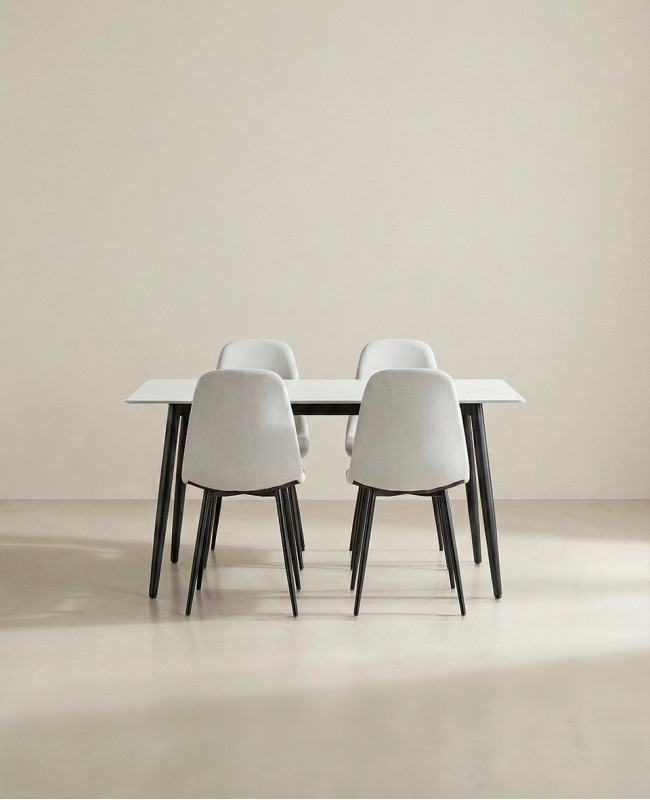 Pack mesa y sillas comedor ZALEN