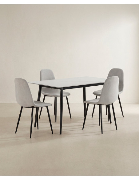 Pack mesa y sillas comedor ZALEN